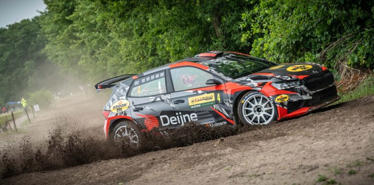 De ELE Rally werd noodgedwongen een testwedstrijd voor Kevin van Deijne
